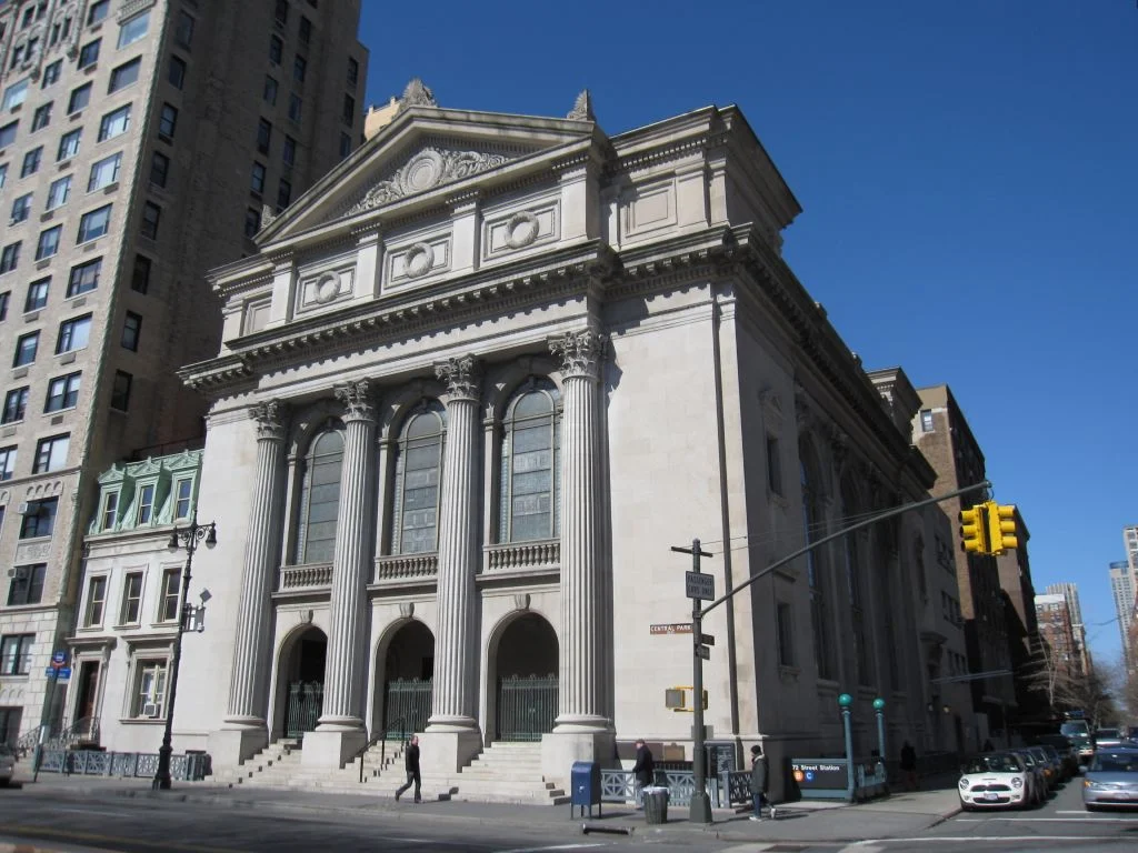 Edificio de la congregación Shearith Israel en Manhattan, construido en 1897.