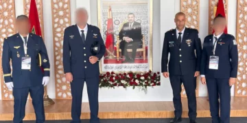 Delegación israelí en el Marrakech Airshow