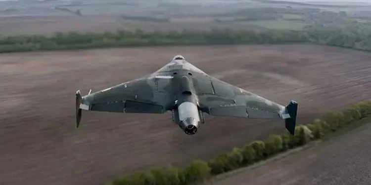 Imagen relacionada con los drones rusos Geran-4 utilizados contra Ucrania.