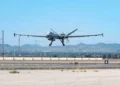Dron MQ-9 Reaper de Estados Unidos, modelo desplegado para operaciones de vigilancia en Colombia y Ecuador.