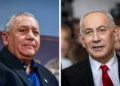 Imagen que acompaña la noticia sobre Gadi Eisenkot y Benjamín Netanyahu