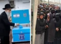 Imagen sobre las elecciones israelíes y la participación en las ciudades ultraortodoxas