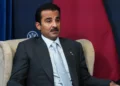 El emir de Qatar, Tamim bin Hamad Al Thani, durante una reunión bilateral con Donald Trump, fuera de imagen, en la cumbre del G7 en Francia, el 16 de junio de 2026.
