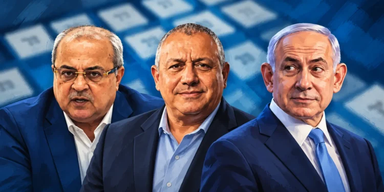 Imagen de una emisión del Canal 14 sobre las elecciones israelíes