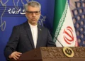 Esmail Baghaei, portavoz del Ministerio de Exteriores de Irán, durante una conferencia de prensa en Teherán el 28 de octubre de 2024.
