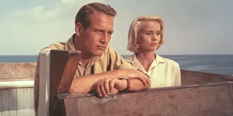 Paul Newman y Eva Marie Saint en «Exodus», película de 1960.