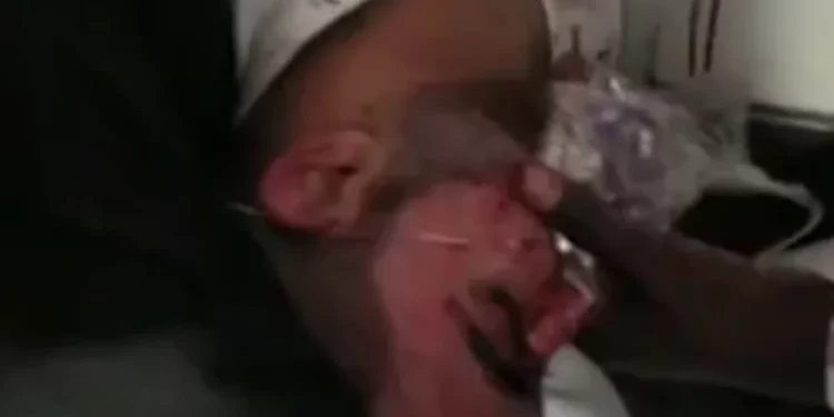 Pasajeros durante el incidente en un vuelo de flydubai