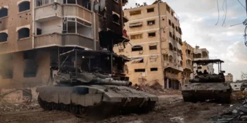 IDF forces operate in Gaza