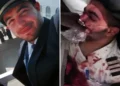 Hamam al-Hammami, identificado como el copiloto que intentó hacer caer un vuelo de flydubai hacia Israel, en una imagen sin fecha de su perfil de LinkedIn eliminado y, a la derecha, tras ser reducido y atado en el avión el 30 de septiembre de 2026.
