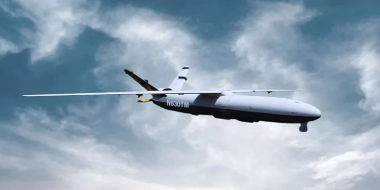 Dron Troublemaker de Ideal Aerosmith, desarrollado para misiones de ataque y reconocimiento de largo alcance.