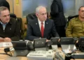 Netanyahu, Katz y el jefe del Estado Mayor