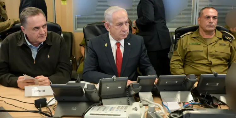 Netanyahu, Katz y el jefe del Estado Mayor