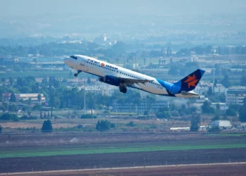 Imagen ilustrativa de un vuelo de Israir que despega del aeropuerto Ben Gurion el 3 de septiembre de 2015.