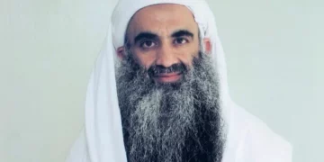 Khalid Sheikh Mohammed en la prisión de Guantánamo, Cuba, en una fotografía de febrero de 2017 proporcionada por sus abogados.
