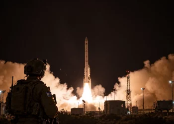 Lanzamiento del satélite espía Ofek-19 desde la base aérea de Palmachim, el 2 de septiembre de 2025.