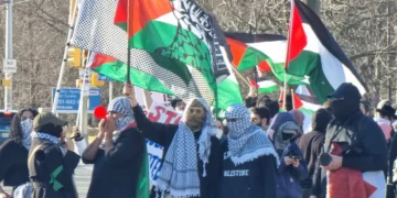 Manifestación contra Israel