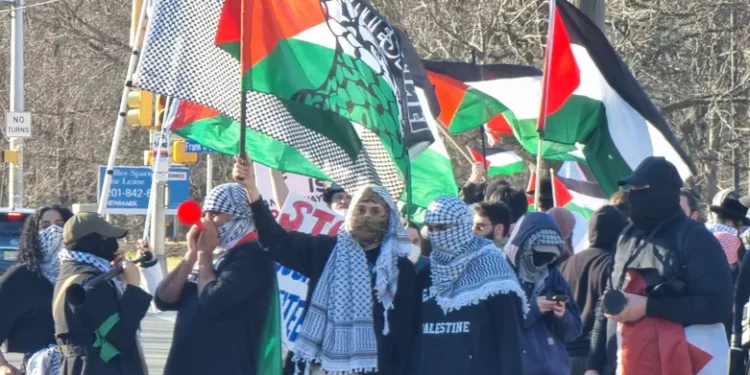 Manifestación contra Israel