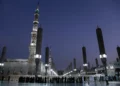 Mujeres rezan en Al-Masjid an-Nabawi, la Mezquita del profeta Mahoma, segundo lugar más sagrado del Islam, en Medina, Arabia Saudita, el 15 de septiembre de 2016.