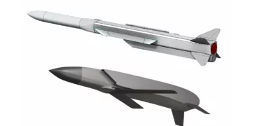 Conceptos de armas aire-aire y aire-superficie que ilustran posibles aplicaciones militares de la tecnología de motores de detonación rotativa.