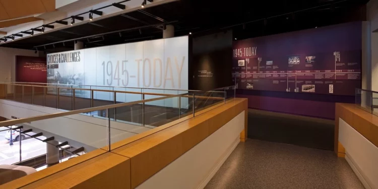 Interior del Museo Nacional Weitzman de Historia Judía Estadounidense en Filadelfia, Pensilvania. (Cortesía del Museo Weitzman, vía JTA)