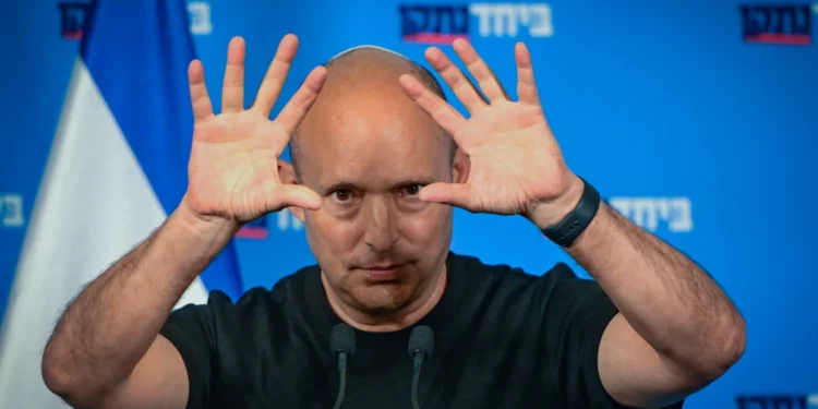 Naftali Bennett en una imagen publicada en su cuenta de X
