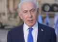 Benjamín Netanyahu durante su advertencia sobre posibles ataques contra Israel antes de las elecciones