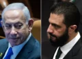 Benjamín Netanyahu (izquierda) en la Knéset, el 8 de diciembre de 2025, y el presidente sirio Ahmed al-Sharaa (derecha) en la COP30, en Belém, Brasil, el 6 de noviembre de 2025.