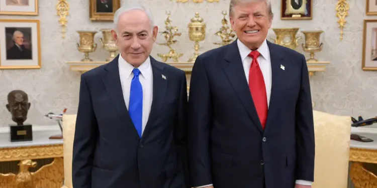 Benjamín Netanyahu y Donald Trump