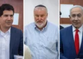 Benjamín Netanyahu en el tribunal
