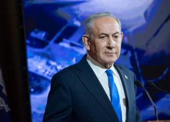 Benjamín Netanyahu y Donald Trump en el pleno de la Knéset