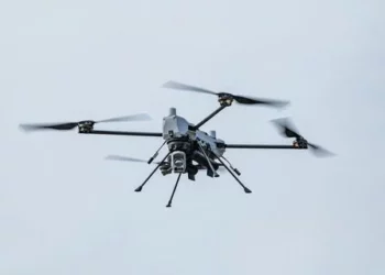 Cámara de NextVision montada en un dron