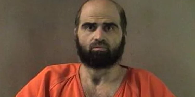 Fotografía de archivo de Nidal Malik Hasan facilitada por la oficina del sheriff del condado de Bell.