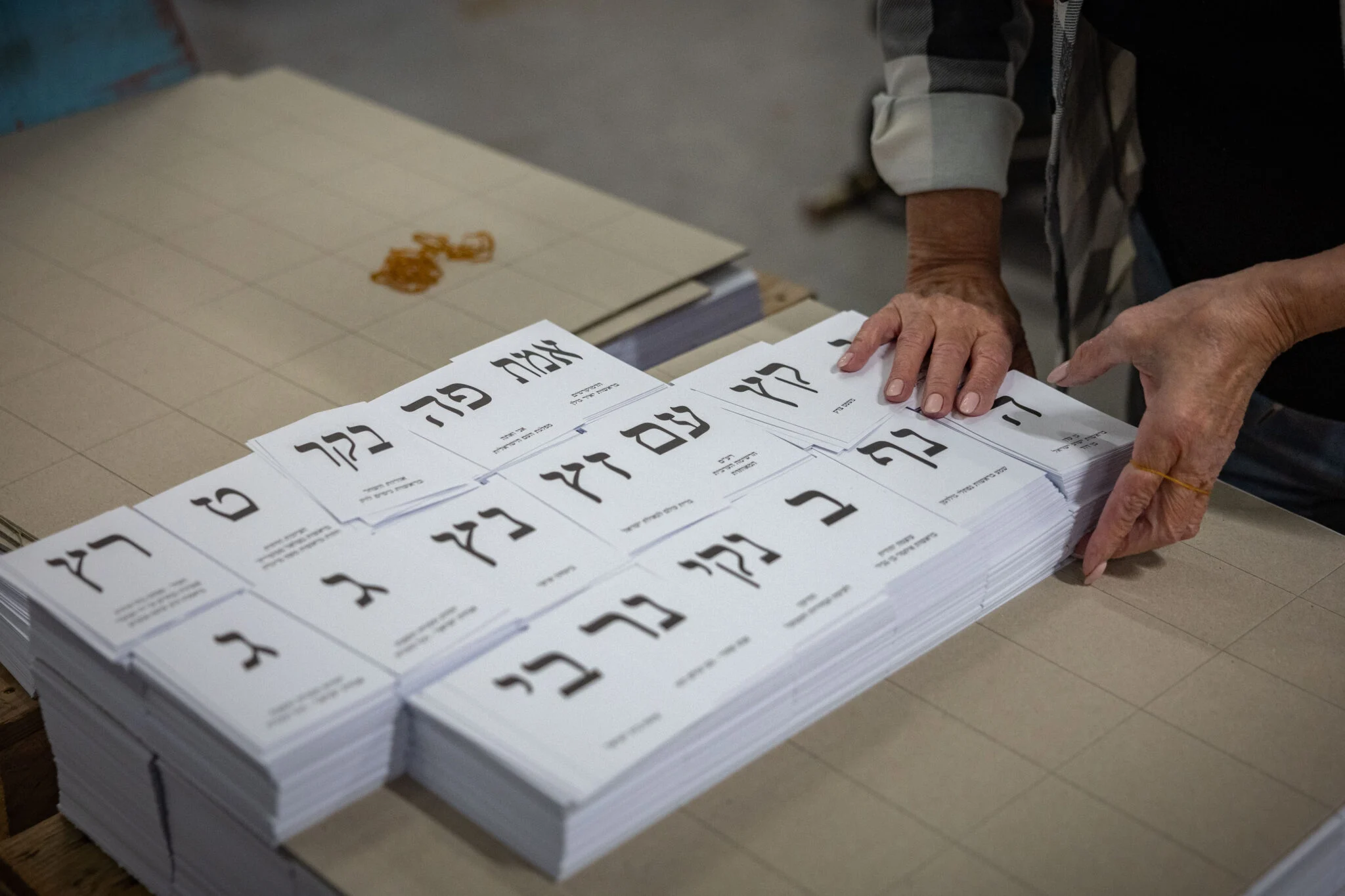 Papeletas electorales.