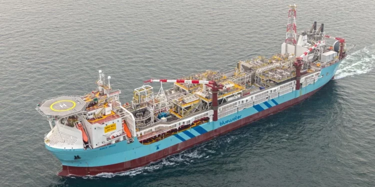 Plataforma de producción prevista para el yacimiento Sea Lion de Navitas