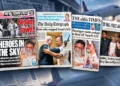 Portada del New York Post sobre el incidente del vuelo de flydubai