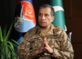 Ahmed Sharif Chaudhry, portavoz de las Fuerzas Armadas de Pakistán, durante una entrevista en Rawalpindi.