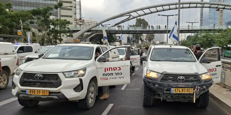 Protesta de coordinadores de seguridad por dos detenciones en Samaria