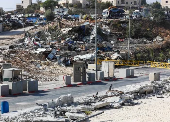 Lugar del ataque armado en el puesto de control de Yehuda Junction, cerca de Hebrón, donde dos soldados israelíes murieron y otros tres resultaron heridos.