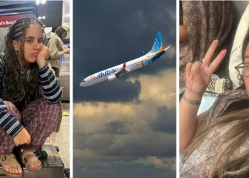 Rakefet y Osher, pasajeras del vuelo atacado que aterrizó en Arabia Saudita
