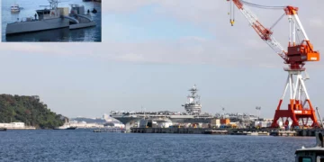 La Armada estadounidense confirma el primer despliegue del buque de superficie autónomo Seahawk, de Leidos, con el grupo de ataque del USS Theodore Roosevelt.