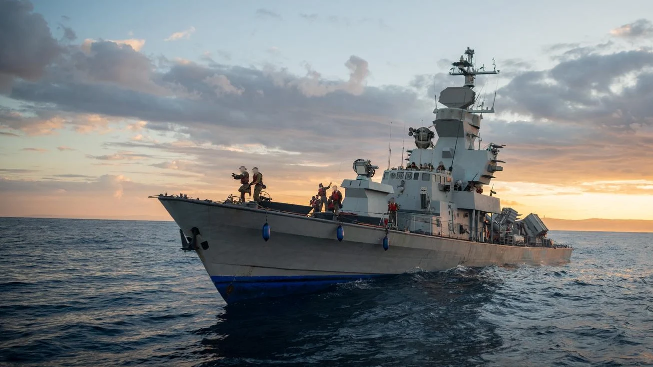 Soldados de las FDI en el mar