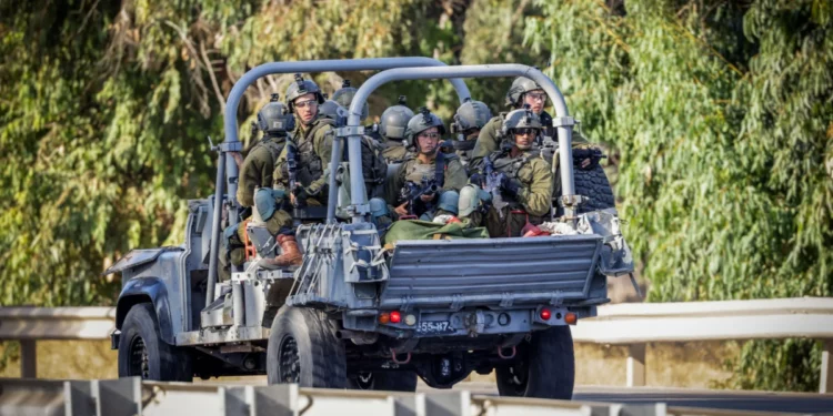 Terroristas de Hamás durante el ataque del 7 de octubre de 2023