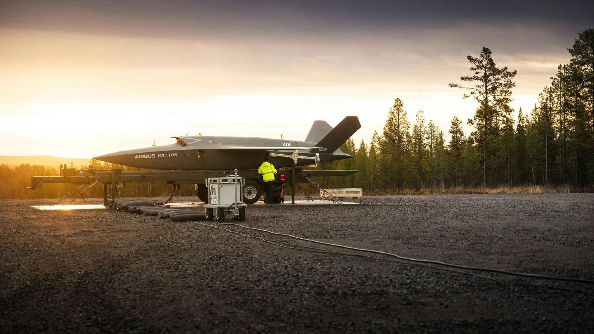 Preparación del U740 Valkyrie para su primer vuelo