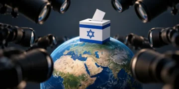 Votación en unas elecciones en Israel