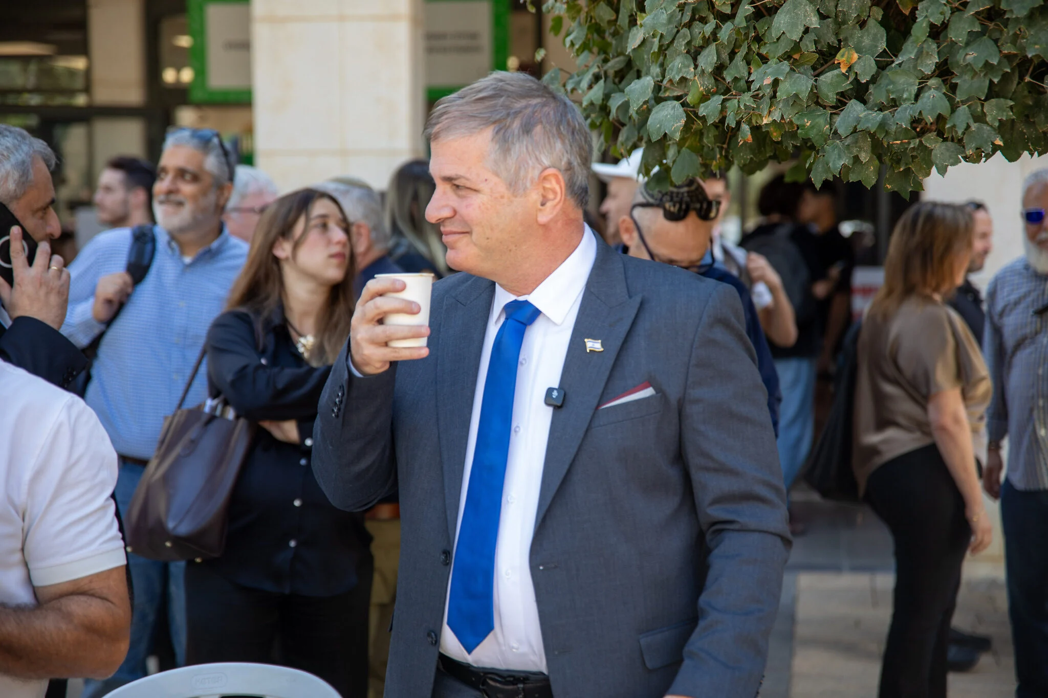 El ministro de Educación israelí, Yoav Kisch, en la Universidad Tel-Hai